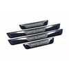 Adecuado para Mazda Cx5 Cx60 Cx80 Cx90 Chuangchi Cielo Azul y Tiras Decorativas para Estribos Exteriores de Puerta Pedales de Bienvenida
