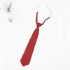 Gravata JK Japonesa Feminina Estilo Universitário Preguiçosa Livre Preto Vermelho Estudante Casual Marrom Gravata Pequena Gravata para Camisa