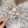 Presilha de cabelo flor de acetato simples e elegante para mulheres, novo modelo 2026, presilha para a parte de trás da cabeça, grampo para meio rabo de cavalo, presilha de tubarão