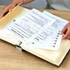Carpeta para Casos de Desaparición Transfronteriza Bolsillo Manila Archivo Organizador Carpeta de Almacenamiento