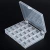 Máquina de costura caixa de carretel de plástico transparente organizador de armazenamento de carretel vazio 25 slot acessórios de costura doméstica ferramenta