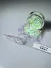 Exclusivo Transfronterizo Arte para Uñas Camaleón Ojo de Gato Lentejuelas Brillantes Escamas de Colores Polvo Brillante Arena Movediza Hecho a Mano DIY Escamas Brillantes