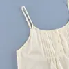 Camisola sencilla de color liso exclusiva de Temu, pijama de algodón puro cómodo para mujer, ropa de casa holgada y agradable para la piel, estilo europeo y americano