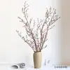 Pensador Maluco [Filial do Farol da Vida Eterna Branca] Exibição de Vitrine de Casamento Estilo Wabi-sabi Decoração de Casa Arranjo de Flores Galho