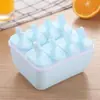 Molde de Hielo de Dibujos Animados de 8 Compartimentos para Refrigerador, Congelador, con Tapa, Cocina Doméstica, Caja para Hacer Hielo para Niños, Caja para Palitos de Queso, Caja de Almacenamiento de Hielo