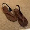 Chanclas Casuales Retro 2026 Nuevas Sandalias de Verano Cuadradas Abiertas Sandalias Romanas de Tacón Cuña para Mujer