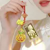 Llavero de Oro Puro 999 con Esmalte Filigrana Diseño de Calabaza de Cobre, Accesorio de Alta Gama para Pareja, Colgante para Bolso, Regalo Empresarial para Clientes