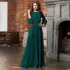 2026 Nuevo Vestido Largo de Estilo Europeo y Americano Transfronterizo con Cuello Redondo, Mangas de Linterna y Diseño Ceñido a la Cintura, Elegante Vestido de Noche, Vintage y Adelgazante