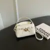 Bolso de mano de moda estilo coreano 2026 otoño nuevo bolso para mujer, bolso de hombro fresco con lazo, bolso cruzado elegante