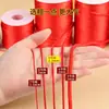 Lin 100.5m Cordón para Nudo Chino Pulsera de Hilo Rojo Tejido Materiales DIY Cuerda Dorada para la Mano Cordón para Tejido de Hilo Rojo