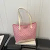 Otoño 2026 Nuevo Elegante Patrón Lichi Bloque de Color Patchwork Lunares Gran Capacidad Versátil Nicho Bolso de Hombro Individual de Mano
