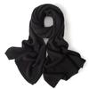 Outono e inverno novo cachecol de cashmere puro unissex cachecol de cashmere puro xale de cashmere longo gola quente