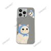 Capa de Celular Temática de Gato Adequada para Estudantes, Capa de Celular com Espelho para Apple 17Pm, Capa Simples com Espelho para Apple 16Plus, Atacado