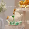 Luoyang Wenchuang Cerámica Acompañante Decoraciones de Pony Adornos Sello de Caballo en Nubes Adornos Detallados de Nubes Regalos Lindos