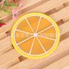 Posavasos de silicona coloridos y creativos de fábrica para frutas, aislantes, antideslizantes, de goma suave, manteles individuales, se pueden vender al por mayor