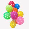 12 pulgadas Engrosado Transparente Puntos Flotante en el Aire Puesto Venta al por Mayor Globos Decoración de Cumpleaños para Niños Venta al por Mayor