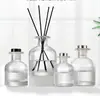 Botella de Aromaterapia Barriga Grande Botella Vacía Boca de Tarjeta Sin Fuego Botella de Vidrio Transparente Flor Seca Planta Fragancia Aceite Esencial Palo Volátil Botella Expansible