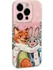 Inverno Quente Judy Adequado para Apple 17Promax Desenho Animado Fofo Iphone16Pro Lente Cobertura Total 15 Novo Estilo