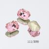 Accesorios para Uñas Dongzhou Colección Rosa Oscuro Fondo Puntiagudo Vidrio K9 de Alta Calidad Mariposa Diamante Grande Brillante Estilo Popular de Celebridad de Internet