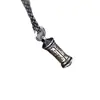 Plata de Ley S925 Joyería Taoísta Colgante Retro de Energía Protectora Cinabrio Tendencia Nacional Adorno del Año del Zodiaco Venta al por Mayor