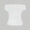 Nuevo Top de Mujer de Verano Moda Transfronteriza Estampado Floral Europeo y Americano Estilo Ins Hombros Descubiertos Ajustado Elegante Diseño Ceñido a la Cintura