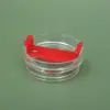 Copo de Carro Transfronteiriço 30Oz40Oz Tampa de Exportação Acessórios Transparentes Tampa de Copo Casca de Ovo à Prova de Vazamento Tampa de Copo de Plástico com Canudo para Gelo