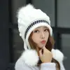 Chapéu Feminino Inverno Estilo K Versátil Tendência Proteção para Orelhas Chapéu de Tricô Fashion Outono e Inverno Veludo Espessado Chapéu de Lã de Inverno