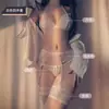 Medias de Seda con Ligero Medias de Seda de una Sola Pieza Medias de Seda Sexy Tentación Medias de Seda Negras Blancas Encaje Fino Encaje de Color Sólido