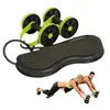 Venta al por mayor de fábrica máquina de tensión de dos ruedas multifunción máquina de fitness rueda abdominal máquina de tensión cuerda de tensión máquina abdominal para moldear el cuerpo