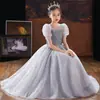 Vestido de Princesa para Niña, Vestido de Anfitrión para Performance de Piano Infantil, Tutú Brillante para Pasarela de Cumpleaños, Vestido de Noche