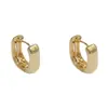 Moda Retro Francesa Simples Metal Geométrico Brinco Stud Nicho Temperamento Único Senso de Design Brinco Argola Estilo Frio Atacado