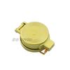 Brújula americana de aleación de aluminio dorado DC45-3A con aguja norte y brújula multifuncional profesional para exteriores.
