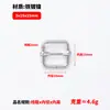 Fábrica en stock hebilla d de metal al por mayor accesorios de hardware para equipaje anillo d anillo d hebilla d hebilla semicircular hebilla d