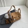 Bolso Pequeño Cuadrado de Gran Capacidad Estilo Coreano de Moda Invierno 2024 Nuevo Elegante Versátil Bolso de Hombro Cruzado para Mujer