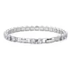 Pulsera de Cadena de Zirconia para Tenis Joyería de Lujo Ligero Hip-Hop Transfronterizo Pulsera de una Sola Fila Deslumbrante para Mujer Moderna