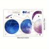 Shangyi SP64157 Figura de Fase Lunar Estrella de Ensueño Pegatinas de Pared Removibles Decoración de Dormitorio Sala de Estar Pegatinas de Pared al por Mayor