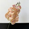 Pequena Flor Artificial de Orquídea Borboleta 3D com Textura de Alta Qualidade, Orquídea Falsa para Casamento e Decoração de Casa