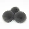 Colgante de pompón de pelo de conejo sintético multicolor para bolsa de regalo DIY, llavero, accesorios de joyería para bolso, venta al por mayor de joyería