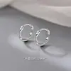 Aretes de Plata 925 Aretes Mobius 2026 Nuevos Aretes Populares para Mujer Que No Necesitan Quitarse al Dormir