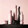 Materiales de embalaje para cuidado de la piel tipo tapa redonda en stock, botellas tipo dispensador para set de tónico y loción, botellas vacías de 30ml para crema y crema facial