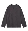 Camiseta pesada simple, elegante, estilo retro americano, nuevo estilo, manga larga para hombre, otoño, nuevo estilo, tacto de alta gama, sudadera con capucha de punto jacquard, camiseta para hombre