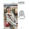 Traje Deportivo Casual de Principios de Otoño 2026 Nuevo Estilo Moda Femenina Estilo Perezoso Sudadera con Capucha y Falda Conjunto Completo de Estilo Coreano