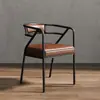Cadeira de jantar nórdica de luxo leve, banqueta para casa, cadeira de lazer moderna com encosto, restaurante moderno, hotel, sala de jantar, cadeira de escritório de ferro forjado