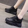 Tênis Dad Feminino 2025 Outono Novo Estilo Aumento de Altura Versátil Sola Grossa Casual High-End Sola Macia Leve Tênis Esportivo para Mulheres
