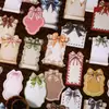 Notas Adhesivas Retro Story Serie Navideña Escrita a Mano Diario Literario Vintage Pegatinas Decorativas DIY 20 Hojas 6 Estilos