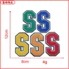 En stock Toalla de Letras de Doble Capa Bordado Parche de Insignia Bordada Pegatina de Tela Accesorios para Ropa Accesorios Suministro Directo de Fábrica