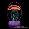 Luz Noturna 3D Três Cores Toque Lâmpada de Mesa Led Sereia Golfinho Tubarão Água-viva Temporizador Controle Remoto Luz Noturna Led Transfronteiriça