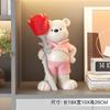 Cartoon Bear Desktop Ornaments Home Acessórios Sala de Estar Entrada Vinho Decoração Armário Internet Celebrant Casal Presente de Aniversário para Meninas