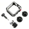 Adecuado para Gopro Max2 Marco de Aleación de Aluminio Carcasa Protectora de Metal Jaula de Conejo Anticaída Juego de Accesorios para Cámara Panorámica