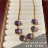 Pendientes, anillos, pulseras, collares, estilo occidental, esmalte, joyería, traje, temperamento retro, diseño de nicho, joyería.